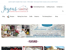 Tablet Screenshot of joyoushome.com